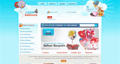 Desktop Screenshot of look4balloons.com